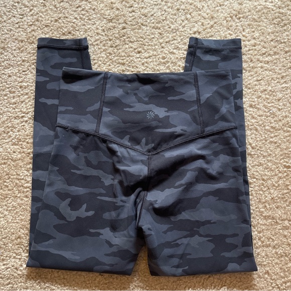 Athleta Camo Leggings - Black and Gray - Picture 2 of 6